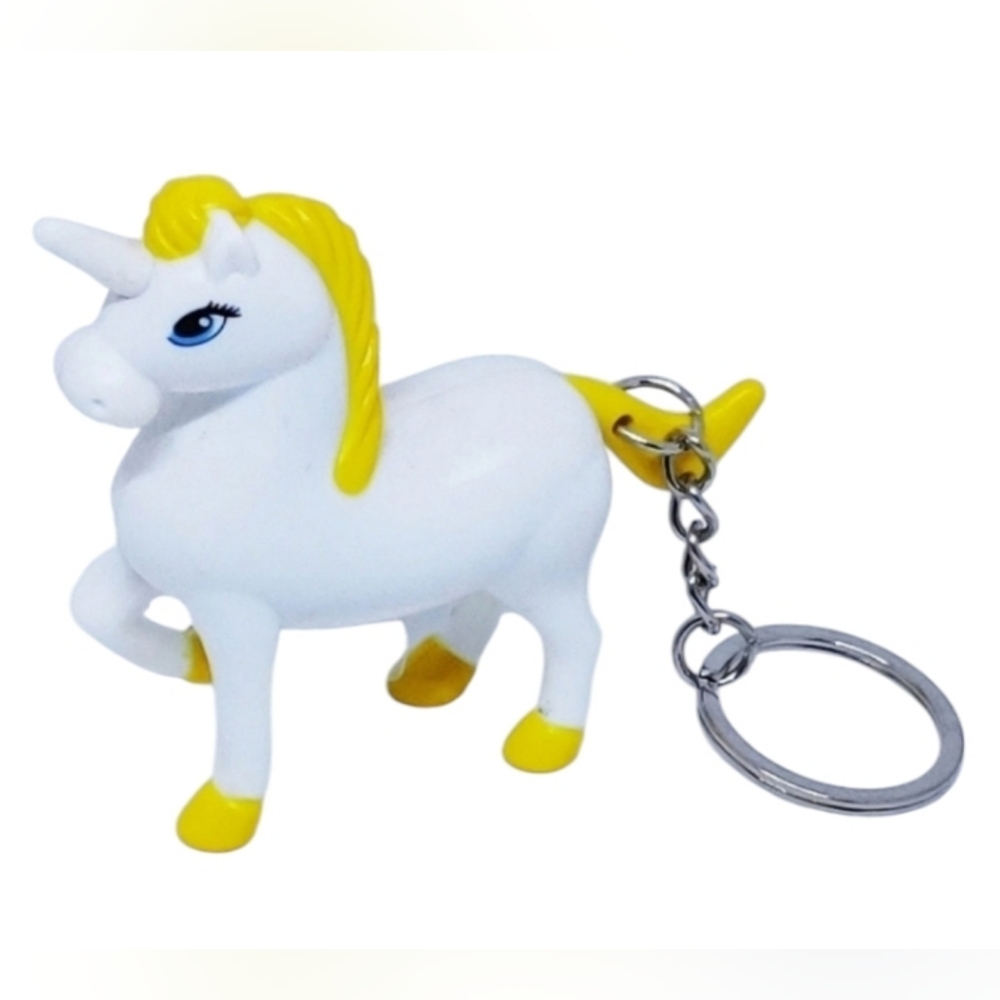 Light up unicorn keychain